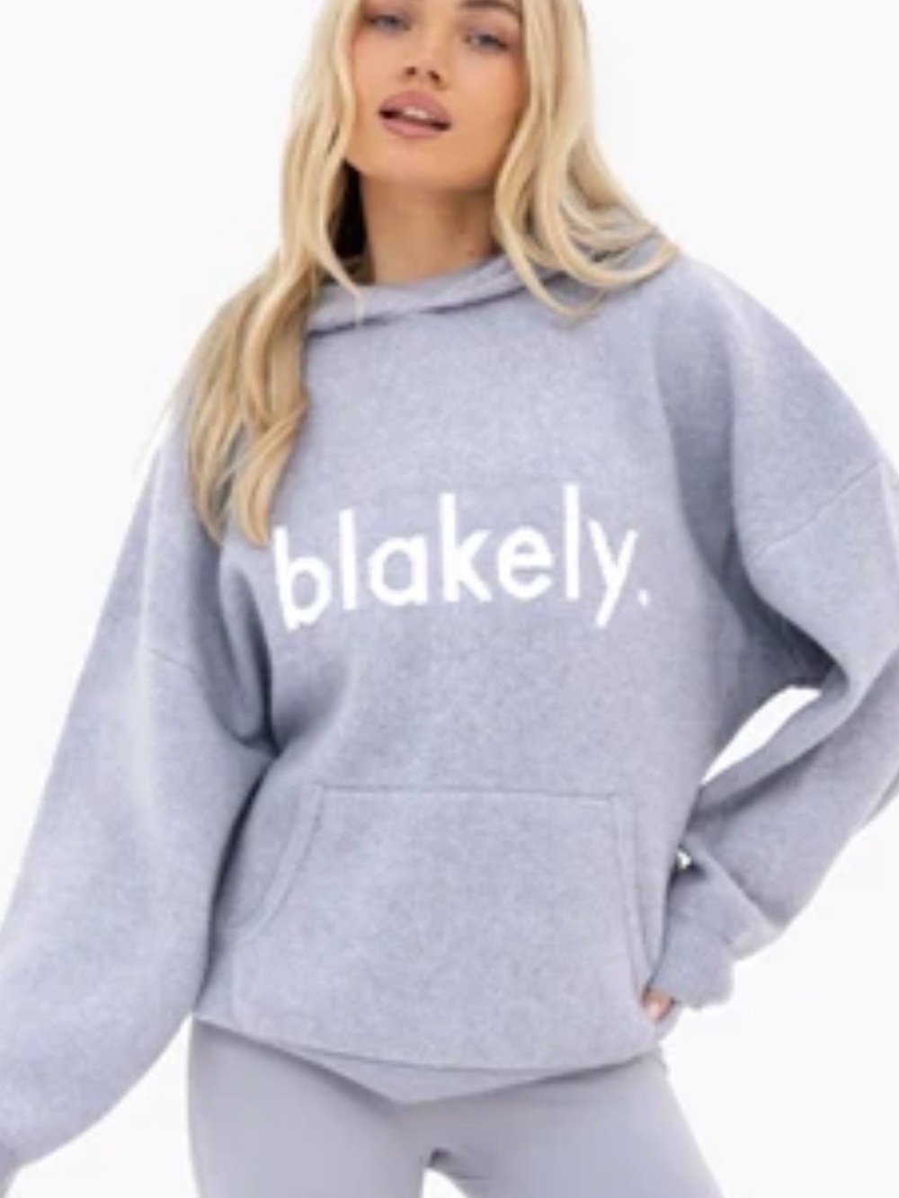 Blakely Mabel Oversized Knitted Hoodie
Pale Lilac